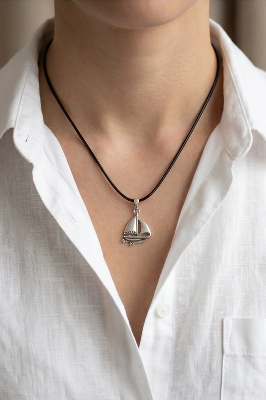 The Mariner Sailboat Pendant Necklace