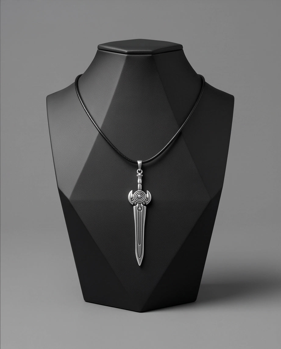 Celestial Eye Greatsword Pendant Necklace