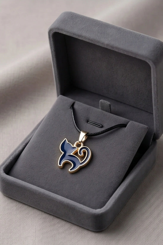 Midnight Mystique Cat Pendant