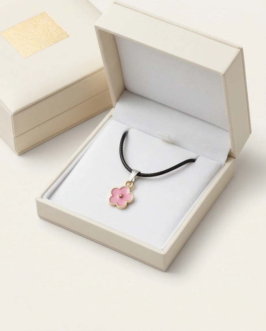 Soft Pink Blossom Pendant