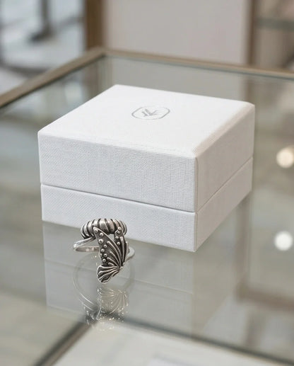 Vintage Sterling Silver Butterfly Wrap Ring