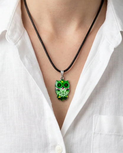The Emerald Owl Pendant
