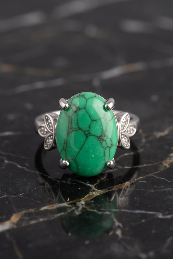 Botanical Meadow Turquoise Ring