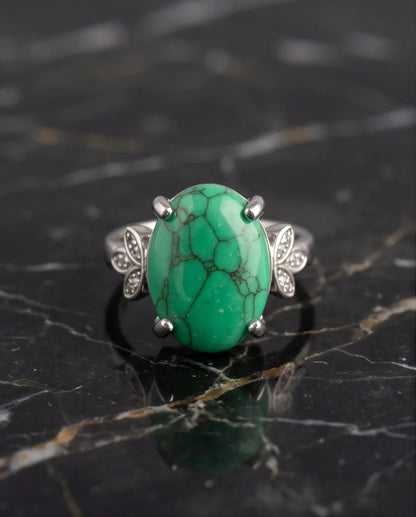 Botanical Meadow Turquoise Ring