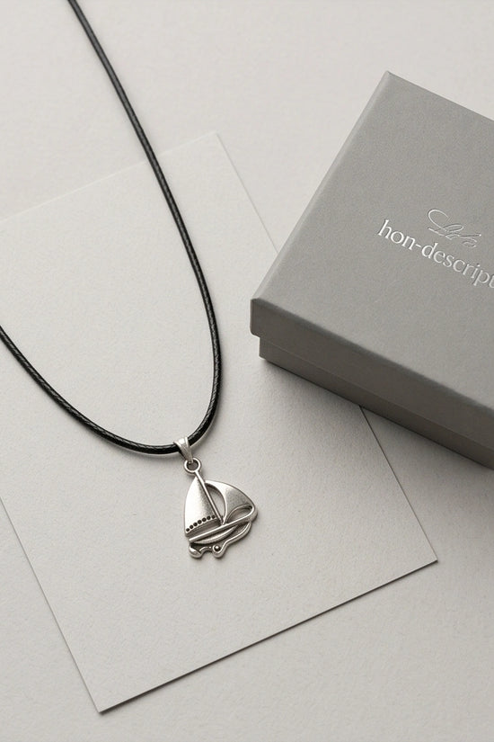 The Mariner Sailboat Pendant Necklace