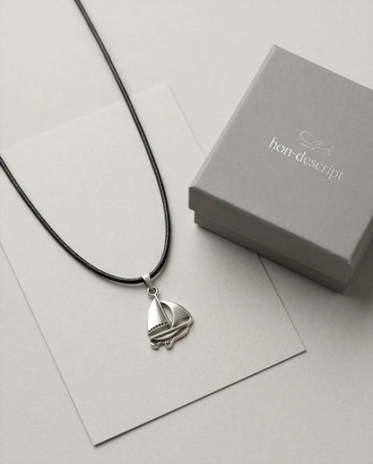 The Mariner Sailboat Pendant Necklace