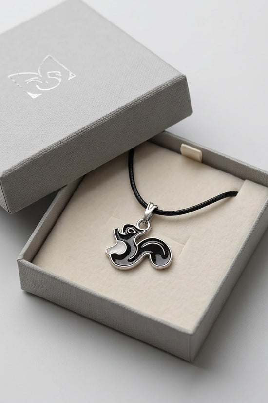The Onyx Squirrel Pendant