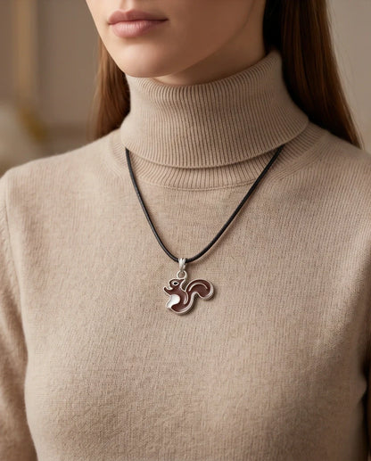 The Chestnut Squirrel Pendant
