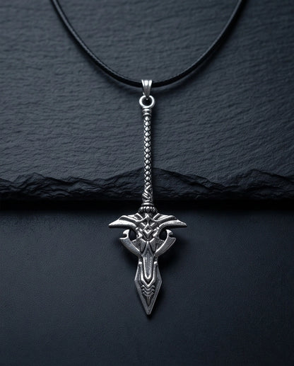 Gothic Rune Sword Dagger Pendant