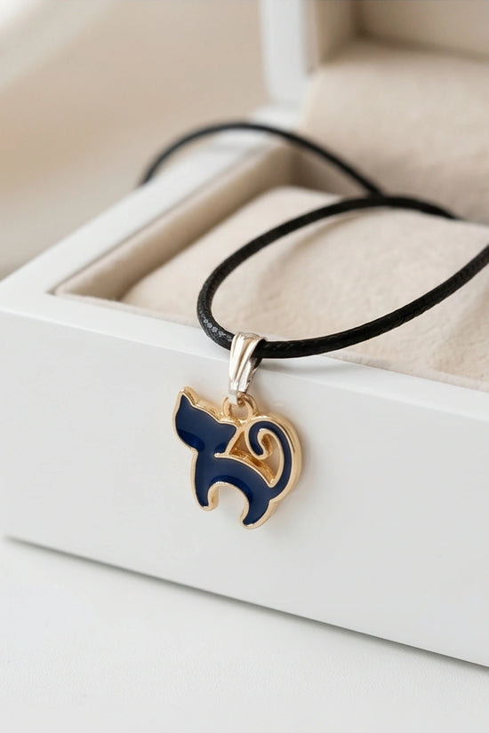 Midnight Mystique Cat Pendant