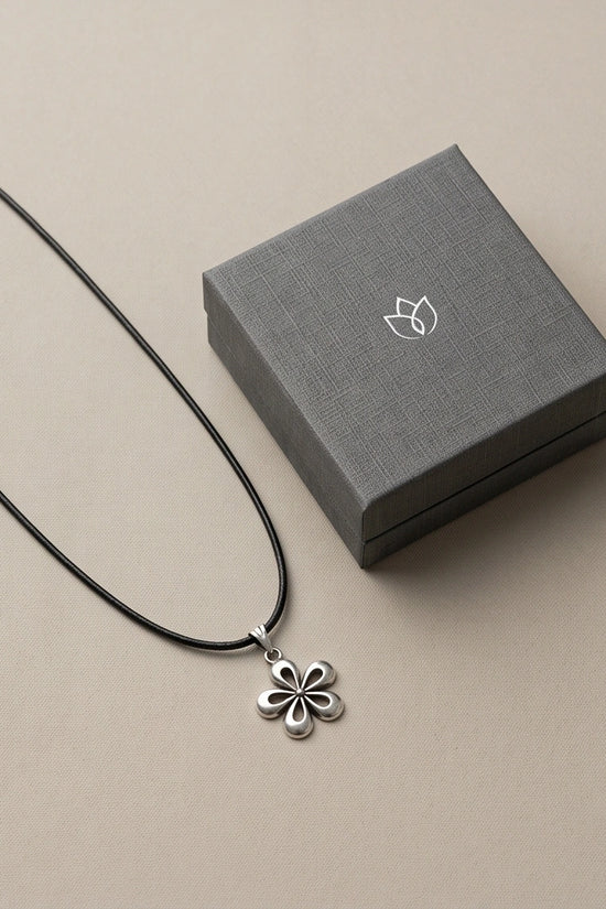 The Sakura Blossom Silver Pendant