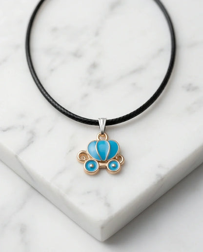 Gold and Turquoise Royal Carriage Necklace