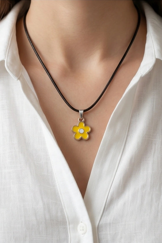 Sunflower Petal Blossom Choker
