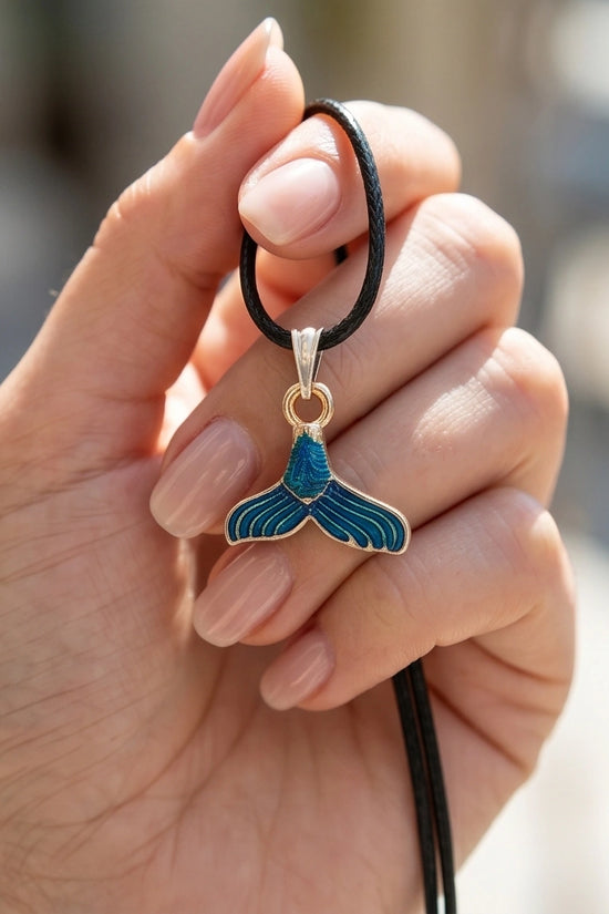 Shimmering Mermaid Tail Pendant