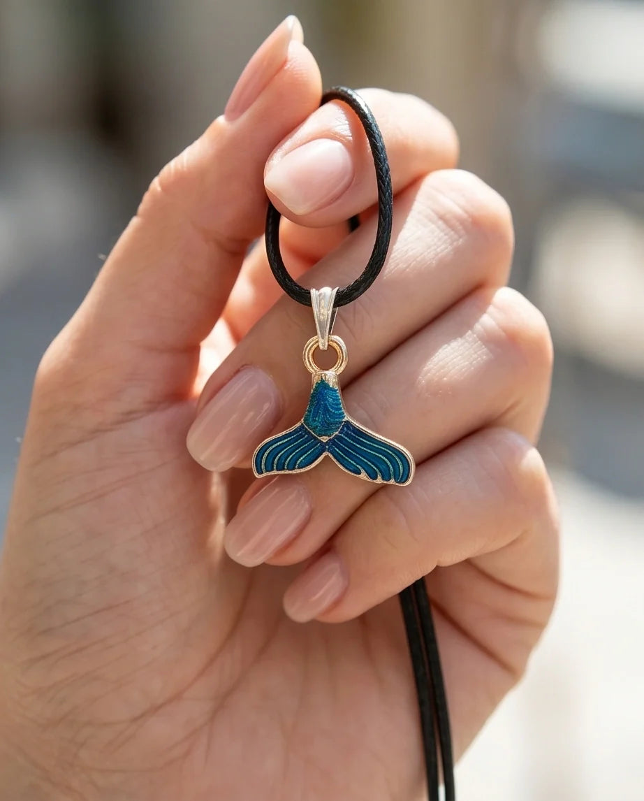 Shimmering Mermaid Tail Pendant