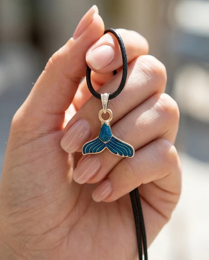 Shimmering Mermaid Tail Pendant