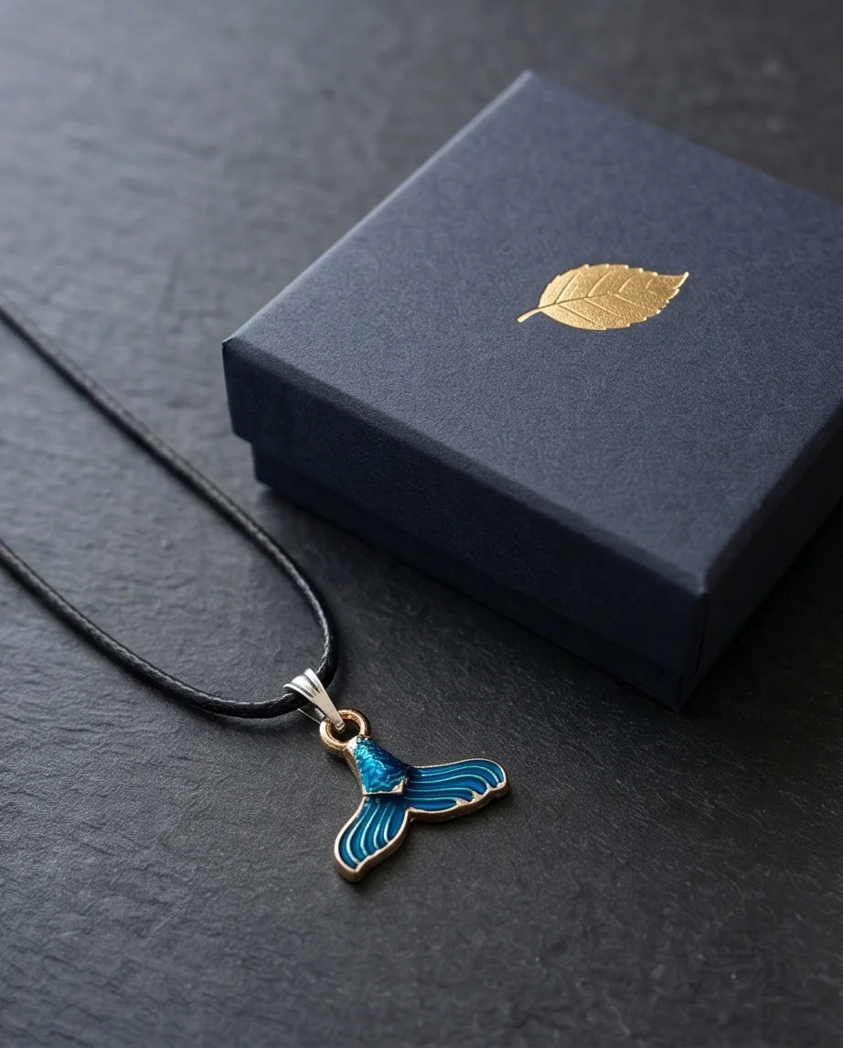 Shimmering Mermaid Tail Pendant