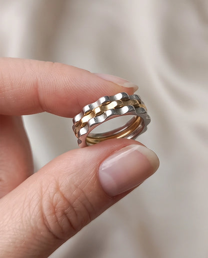 Interlocking Gear Minimalist Band