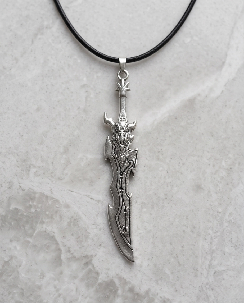 Dragon Skull Fantasy Blade Pendant
