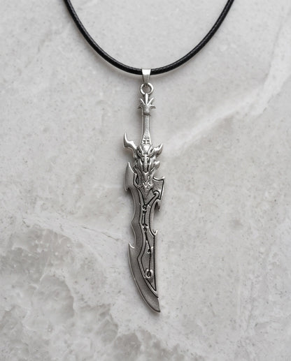 Dragon Skull Fantasy Blade Pendant