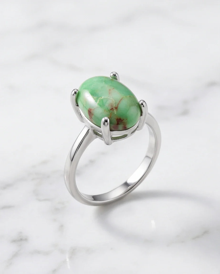 Serene Mint Turquoise Statement Ring