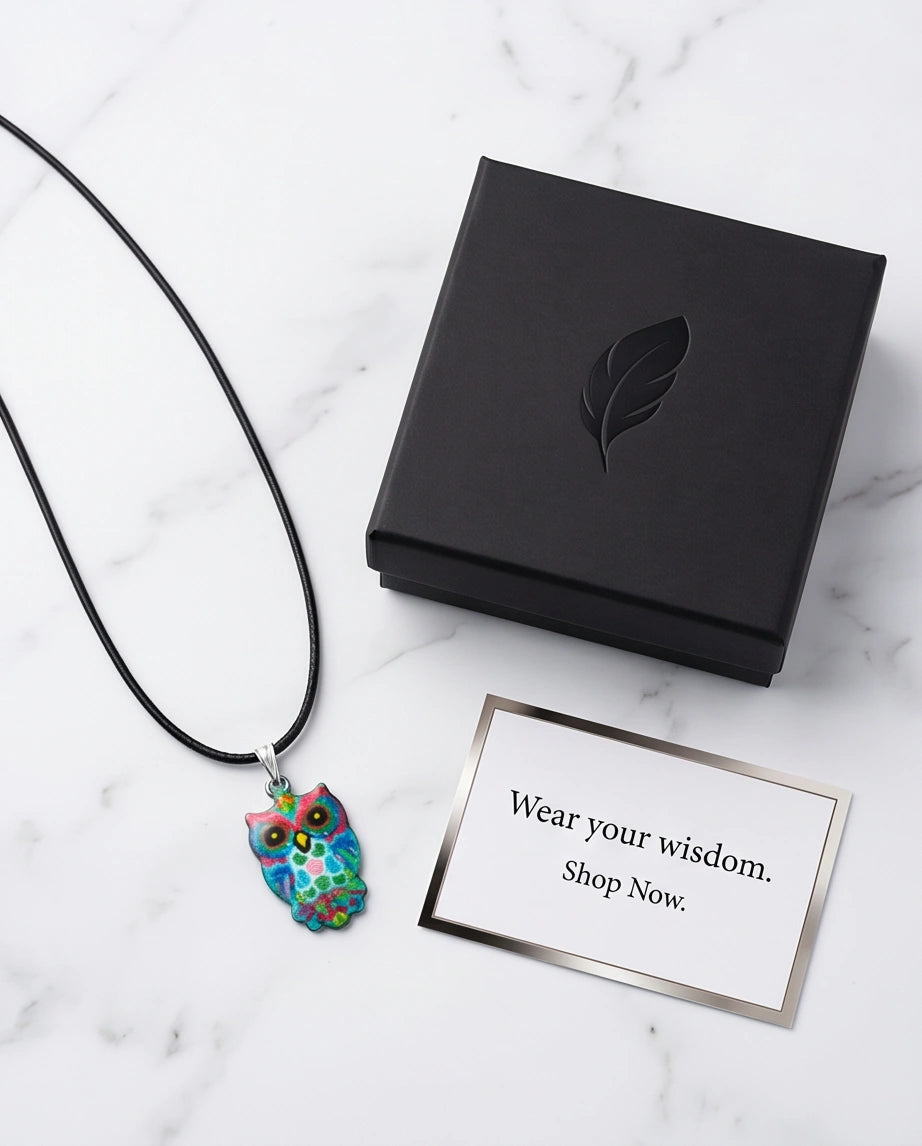 The Mosaic Owl Pendant