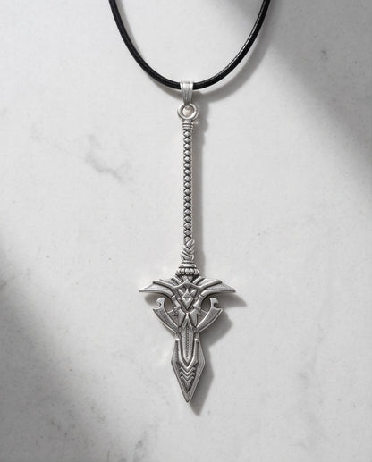 Gothic Rune Sword Dagger Pendant