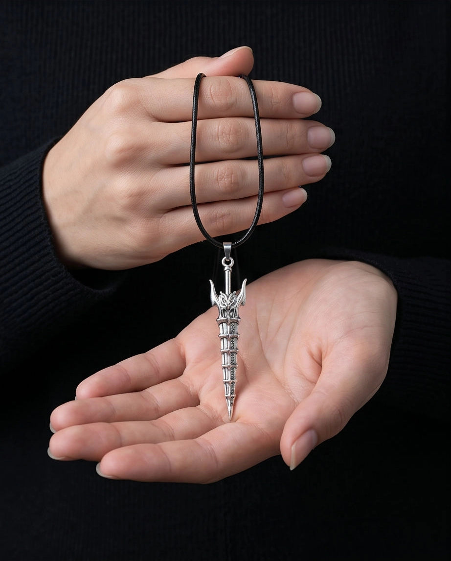 Gothic Dragon Spire Necklace