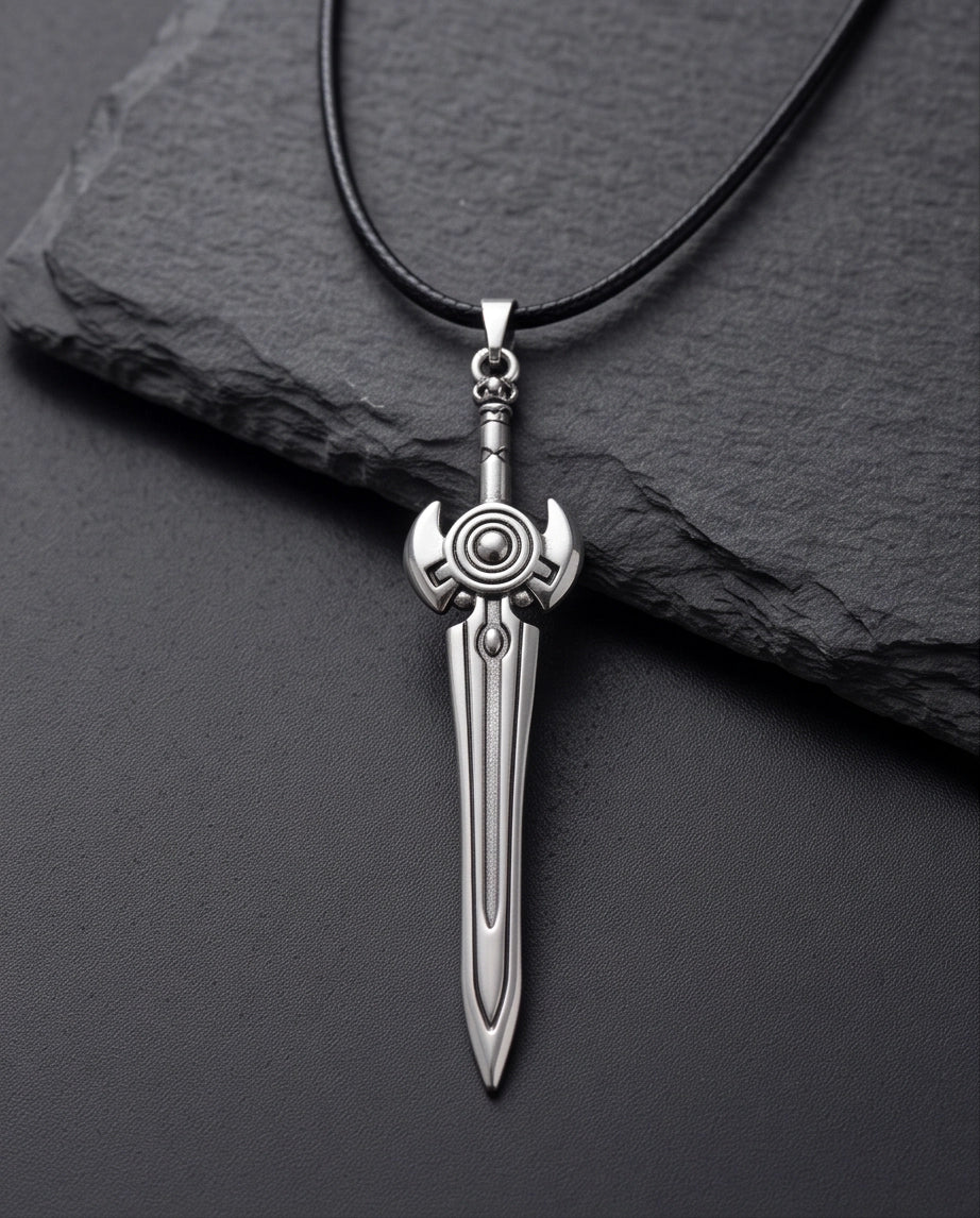 Celestial Eye Greatsword Pendant Necklace