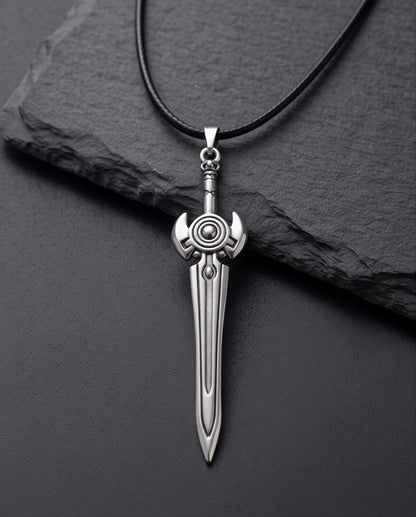Celestial Eye Greatsword Pendant Necklace