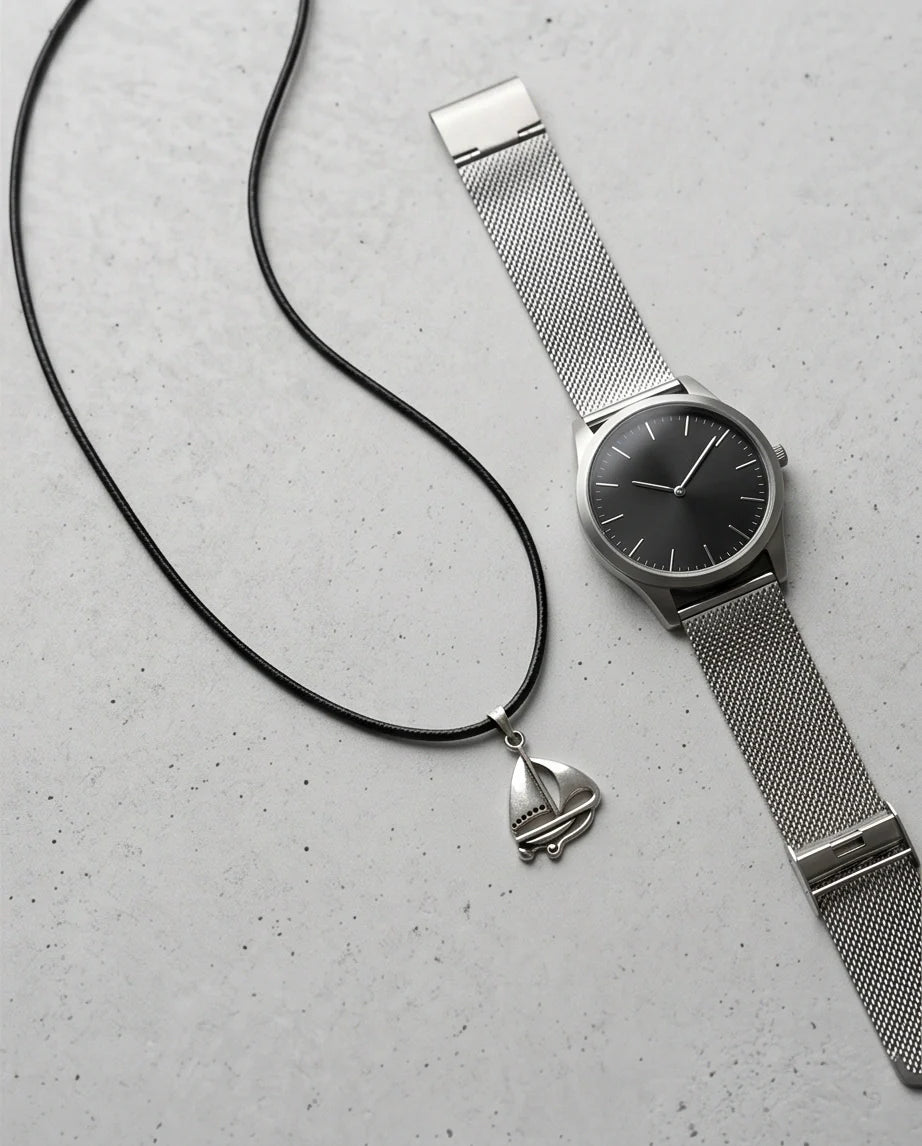 The Mariner Sailboat Pendant Necklace