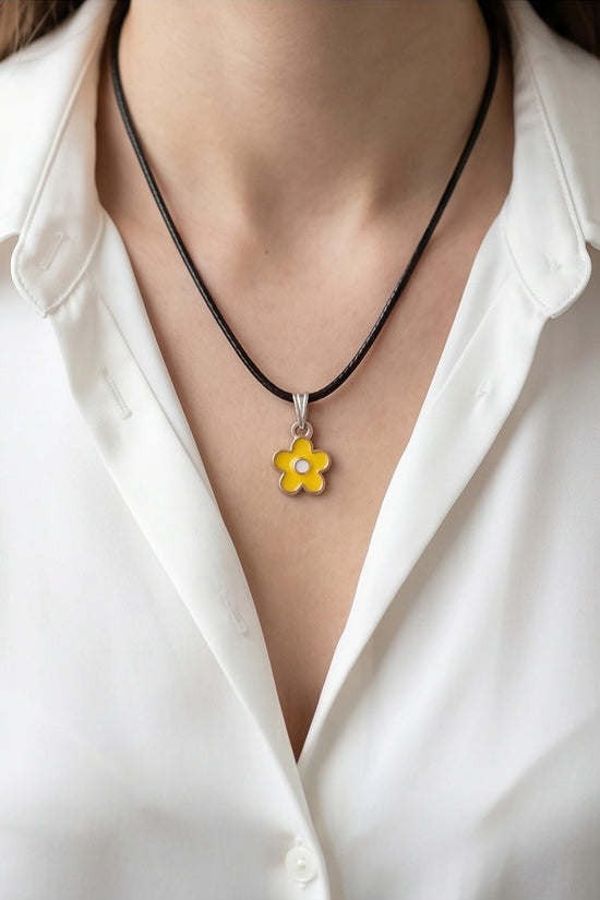 Sunflower Petal Blossom Choker