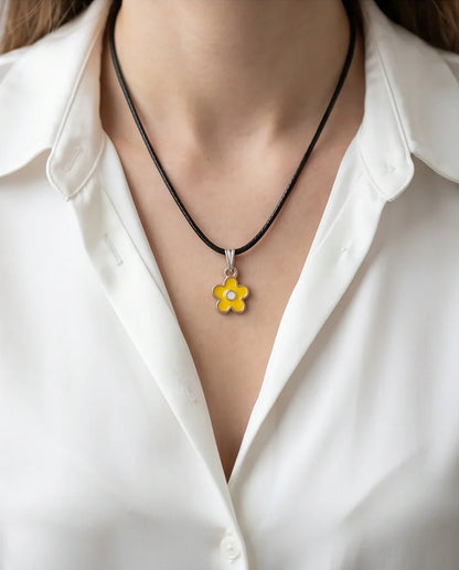 Sunflower Petal Blossom Choker