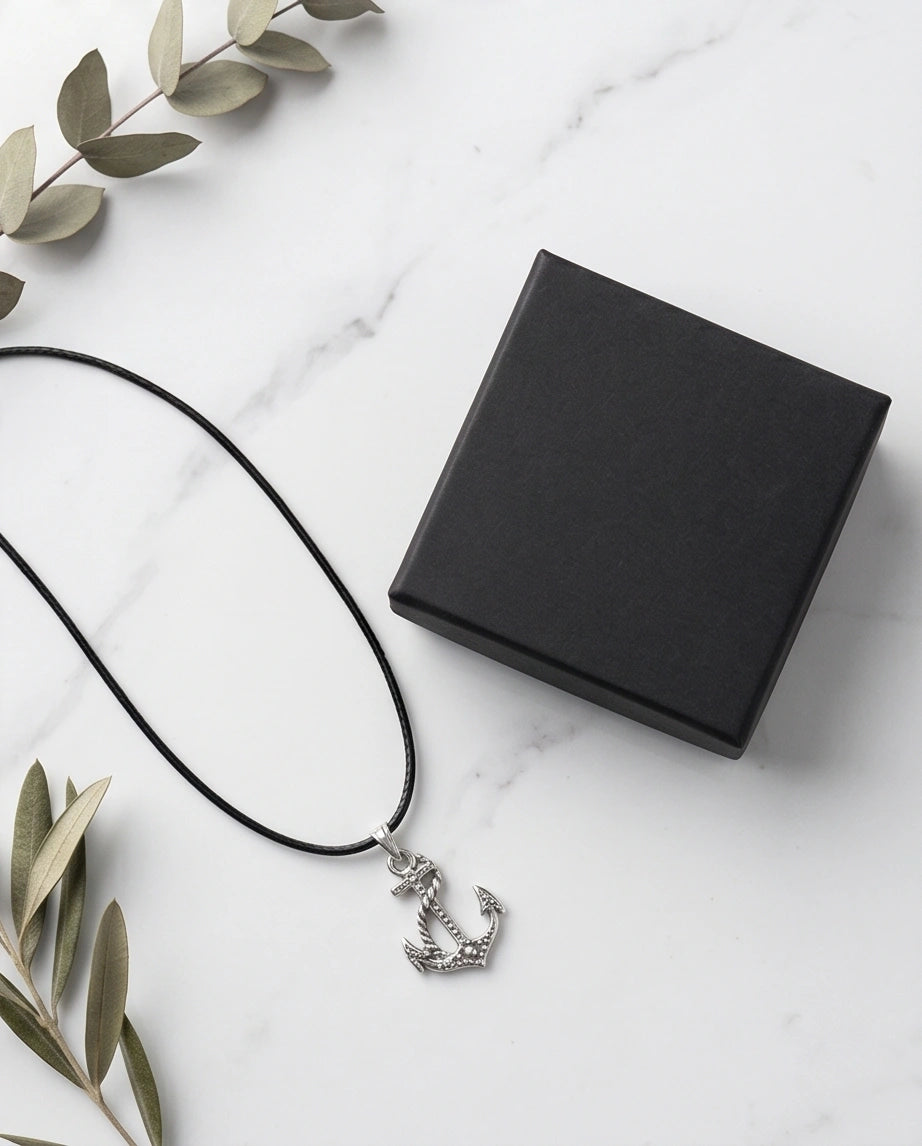 The Mariner’s Rope Anchor Necklace