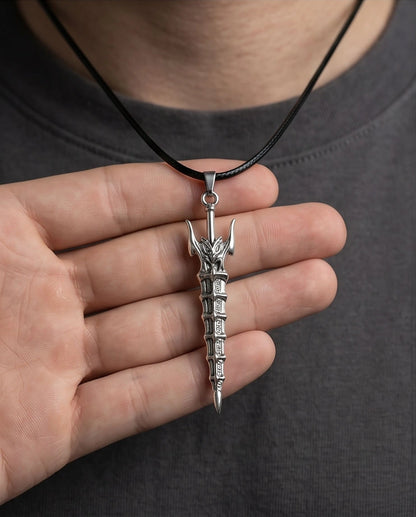 Gothic Dragon Spire Necklace