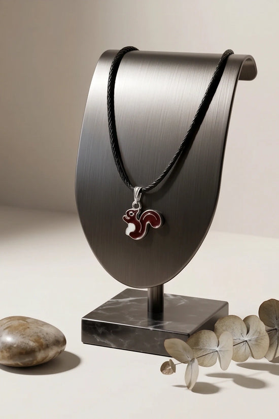 The Walnut Squirrel Pendant