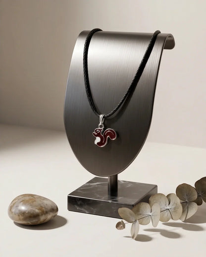 The Walnut Squirrel Pendant