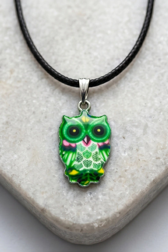 The Emerald Owl Pendant