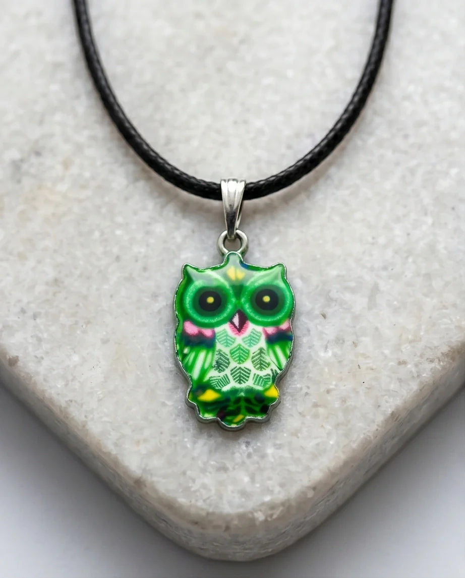 The Emerald Owl Pendant