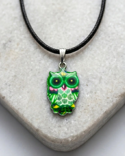 The Emerald Owl Pendant