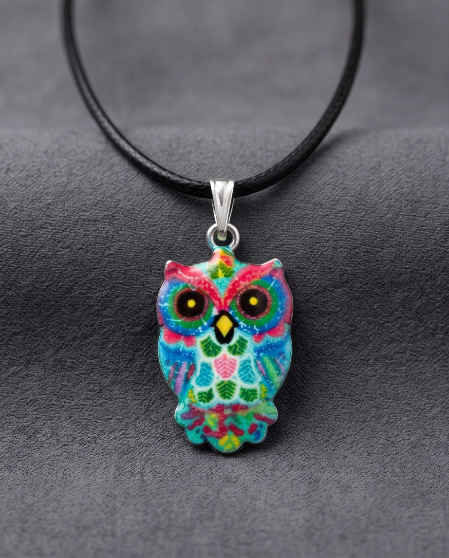 The Mosaic Owl Pendant