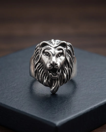 Sovereign Lion Sculpted Ring