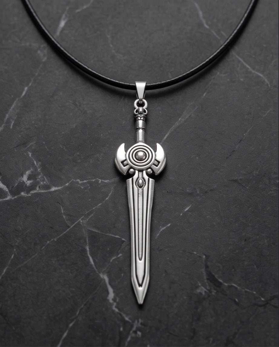 Celestial Eye Greatsword Pendant Necklace