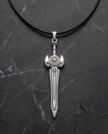 Celestial Eye Greatsword Pendant Necklace