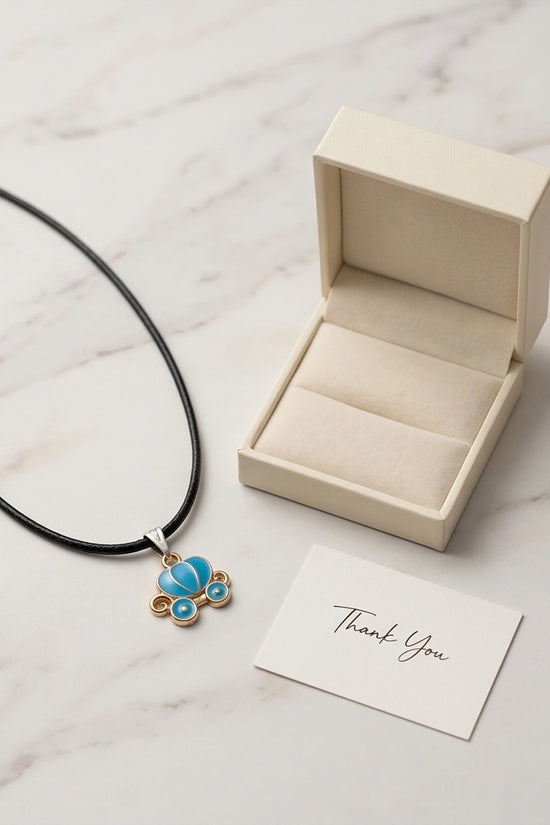 Gold and Turquoise Royal Carriage Necklace