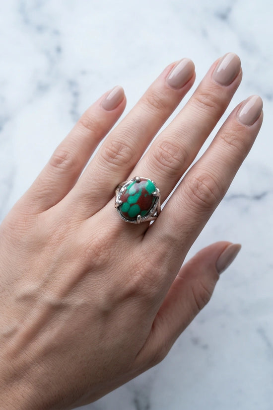 Ocean Matrix Turquoise Statement Ring