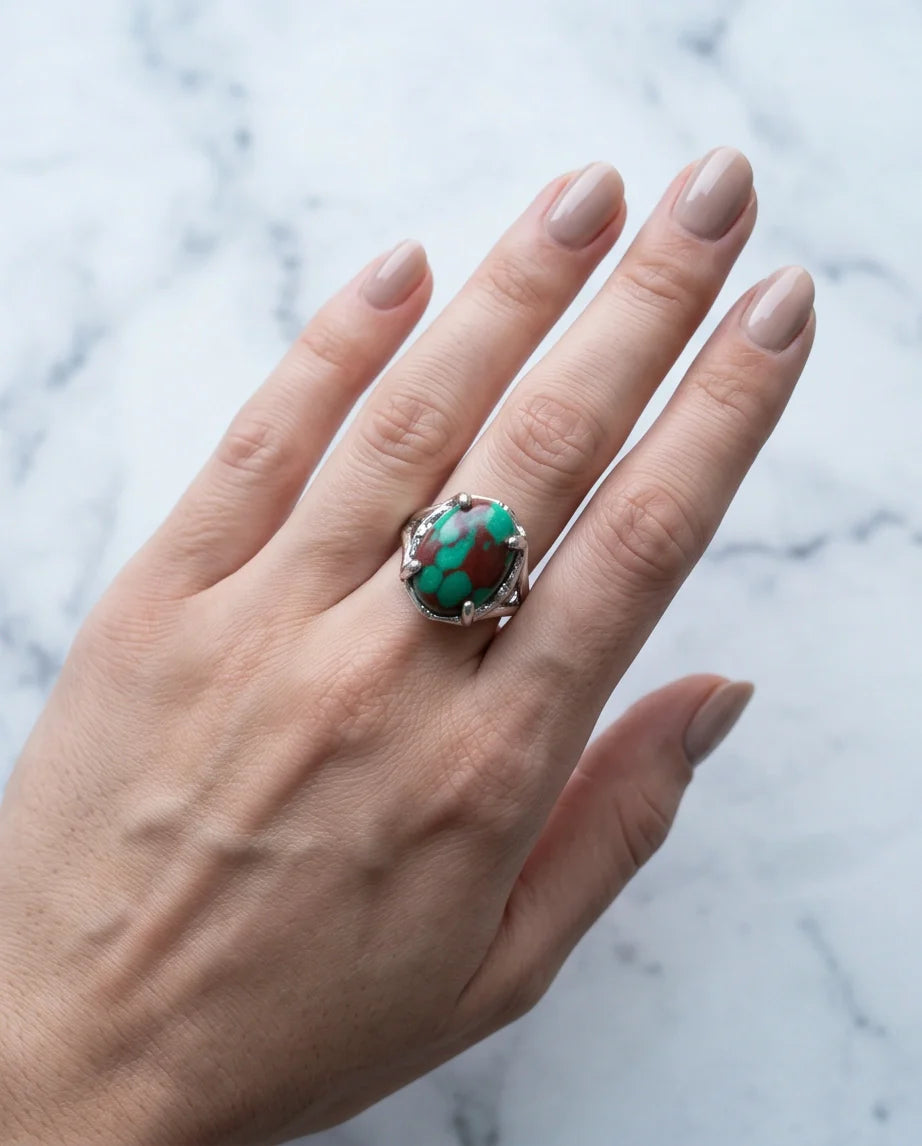 Ocean Matrix Turquoise Statement Ring