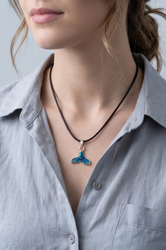Shimmering Mermaid Tail Pendant