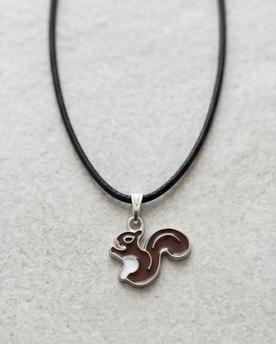 The Chestnut Squirrel Pendant