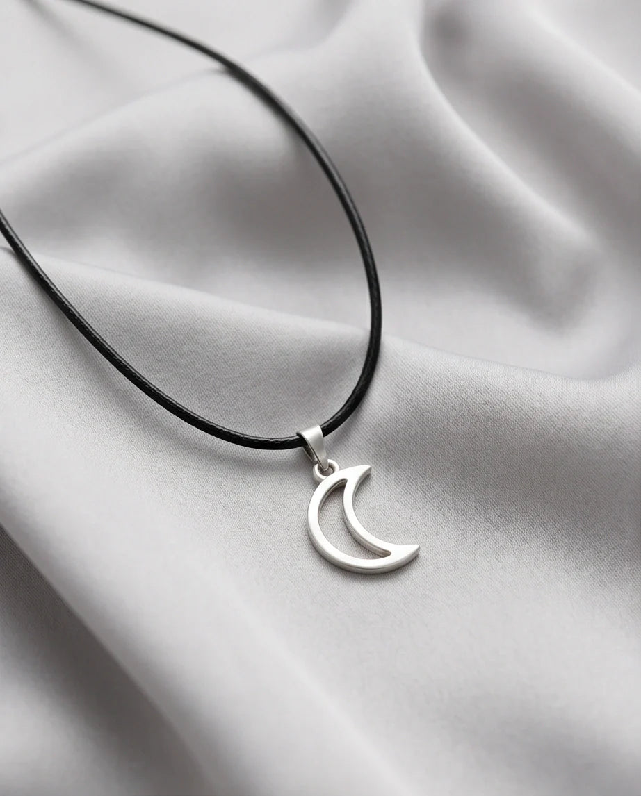 The Luna Minimalist Crescent Moon Necklace